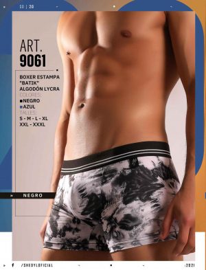 Codigo: 9061 -- Boxer Shedyl -- Boxer Estampa "BATIK" Algodon Lycra