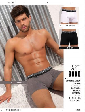 Codigo: 9000 -- Boxer Shedyl -- Boxer Basico Corto