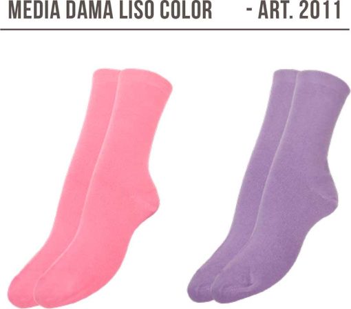 Codigo: 2011 -- mundo medias -- Media Dama Liso Color