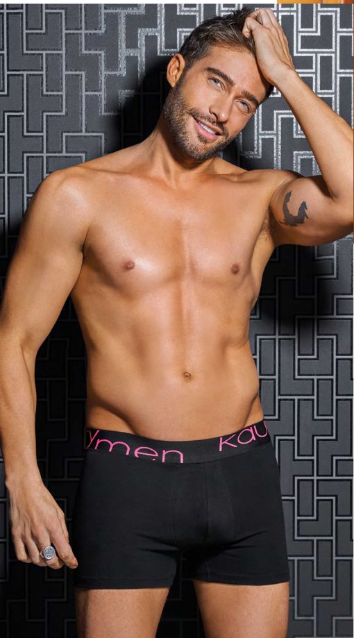 Codigo: 33 -- kaury men -- Boxer de algodón liso y elástico personalizado - Image 2