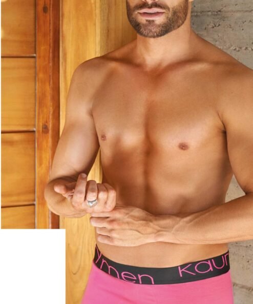 Codigo: 33 -- kaury men -- Boxer de algodón liso y elástico personalizado
