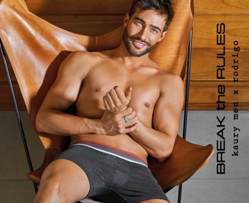 Codigo: 34 -- kaury men -- Boxer de algodón liso y elástico personalizado - Image 3