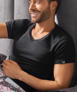 Codigo: 7 -- kaury men -- Remera de algodón manga corta y escote en V