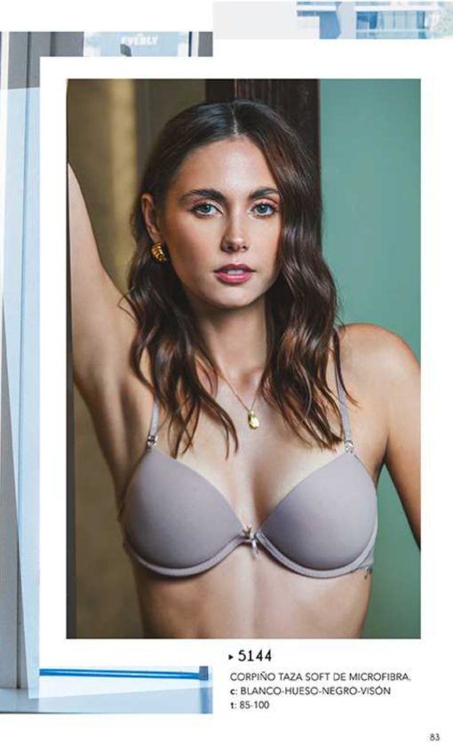 Codigo: 5144 -- lody lenceria -- CORPIÑO TAZA SOFT MICROFIBRA