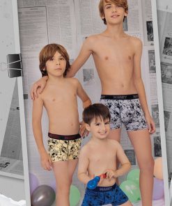 Codigo: 5012 -- marey lenceria -- boxer niño algodon con lycra JOYSTICK