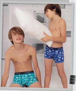 Codigo: 5015 -- marey lenceria -- boxer niño algodon con lycra OJITOS