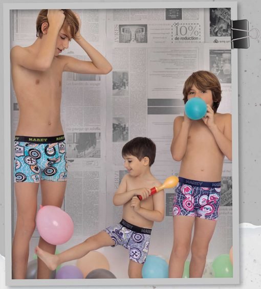 Codigo: 5016 -- marey lenceria -- boxer niño algodon con lycra MOTORS