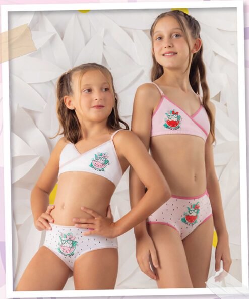 Codigo: 517 -- marey lenceria -- conjunto cruzado algodon con lycra estampado con culotte