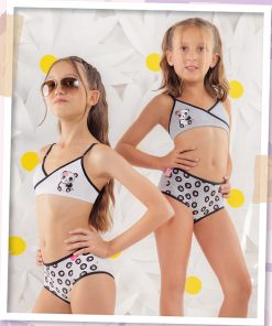 Codigo: 519 -- marey lenceria -- conjunto cruzado algodon con lycra estampado con culotte