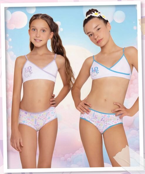 Codigo: 521 -- marey lenceria -- conjunto cruzado algodon con lycra estampado con culotte