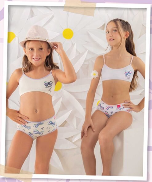 Codigo: 741 -- marey lenceria -- conjunto top algodon con lycra estampado con culotte