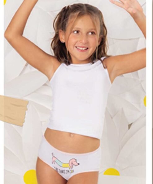 Codigo: 87-- marey lenceria -- PACK X 3 culotte nena algodon con lycra estampado