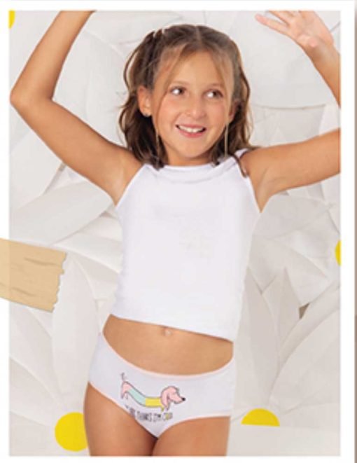 Codigo: 87-- marey lenceria -- PACK X 3 culotte nena algodon con lycra estampado
