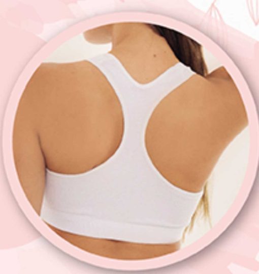 Codigo: 2000 -- marey lingerie -- Corpiño deportivo dama algodon con lycra LISOS - Image 2