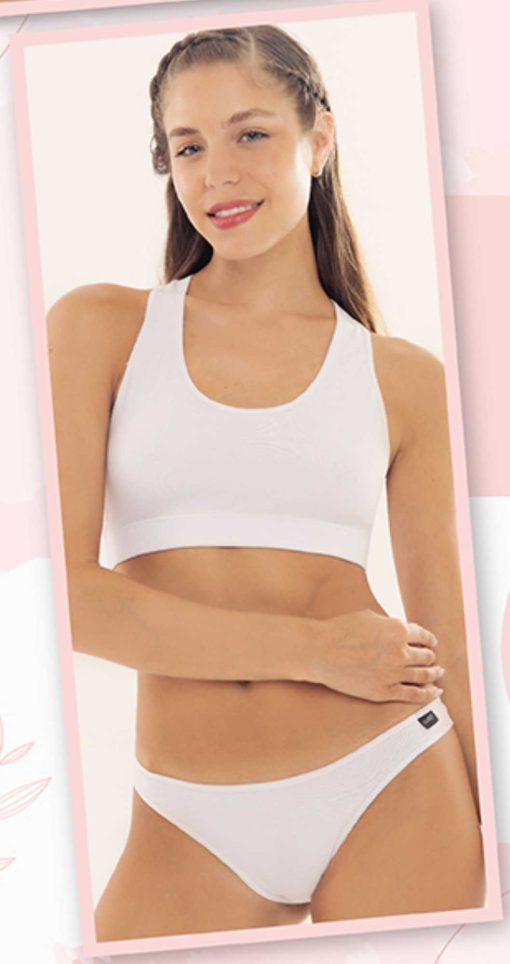 Codigo: 2002 -- marey lingerie -- Conjunto deportivo dama algodon con lycra lisos VEDETINA