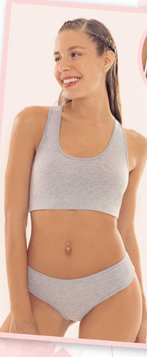 Codigo: 2003 -- marey lingerie -- Conjunto deportivo dama algodon con lycra lisos CULOTTE-LESS
