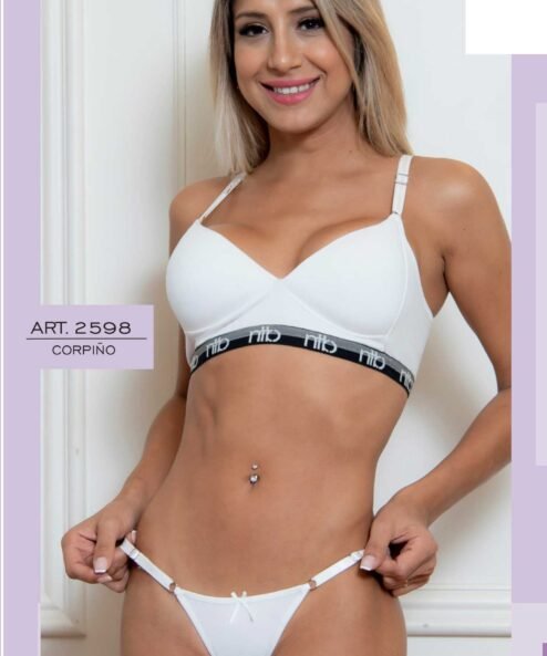 Codigo: 2598 -- Natubel -- Conjunto DEPORTIVO TASA SOFT con Base, Elastico Personalizado con Colaless en Algodón Lycra.