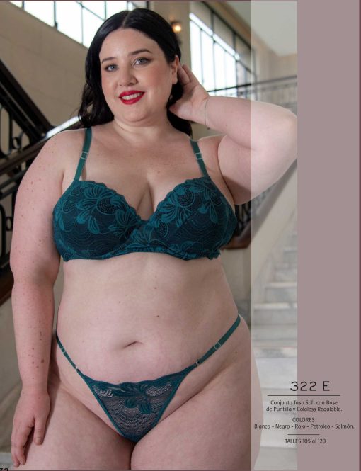 Codigo: 322E -- Natubel -- Conjunto Tasa Soft con Base de Puntilla y Colaless Regulable