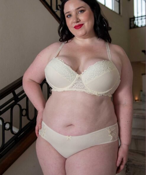 Codigo: 559 -- Natubel -- Conjunto TASA SOFT con Base de Algodón Lycra y Puntilla Reforzada. Bombacha Tiro Corto.