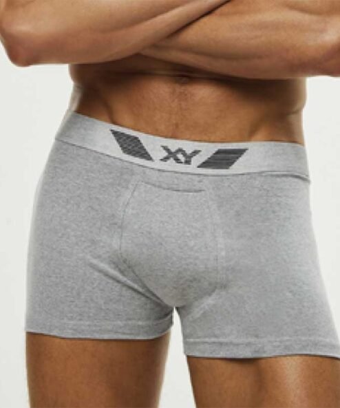 Codigo: 1386 -- boxer xy -- Bóxer de algodón con elastano liso. Con bolsillo central. - PERLA, M