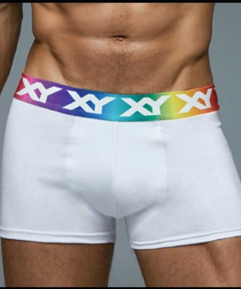 Codigo: 1388 -- boxer xy -- Bóxer de algodón con elastano liso. Tiro y pierna corta con pinza central.