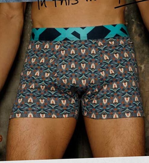 Codigo: 1442 -- boxer xy -- Bóxer de algodón con elastano estampado.