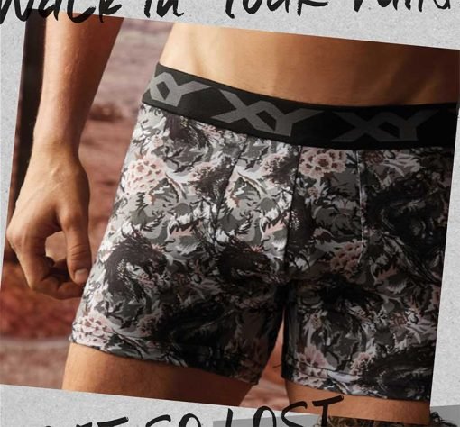 Codigo: 1449 -- boxer xy -- Bóxer de algodón con elastano estampado. Con pinza central.