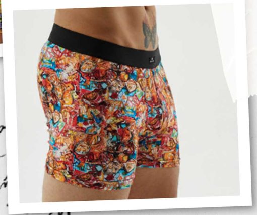 Codigo: 9001 -- boxer xy -- Bóxer de algodón con elastano estampado.Con pinza central.