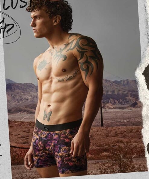 Codigo: 9004 -- boxer xy -- Bóxer de algodón con elastano estampado.