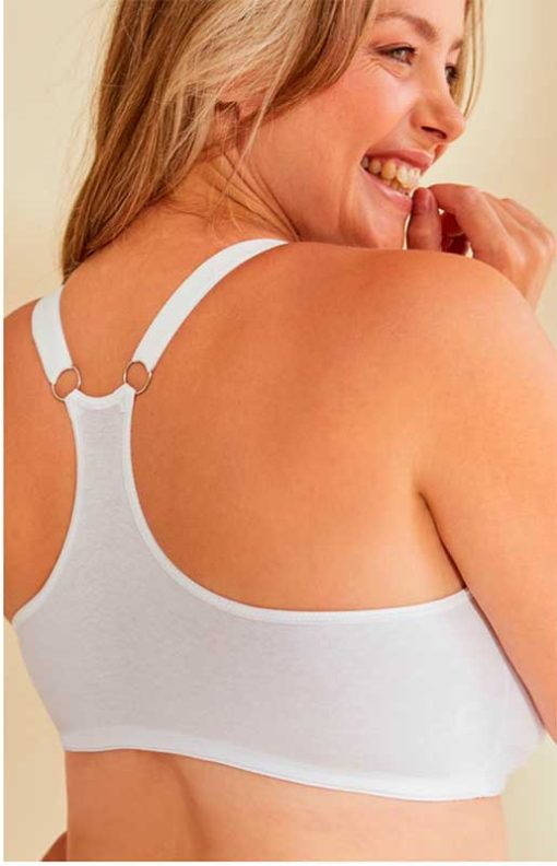 Codigo: 1008E -- tiento ropa interior -- Soutien confort taza doble sin arco espaldadeportiva de algodón lycra. - Image 2
