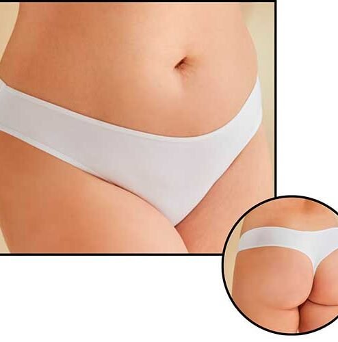 Codigo: 2620 -- tiento ropa interior -- PACK X 3 Culotte less linea plus especial de algodon lycra