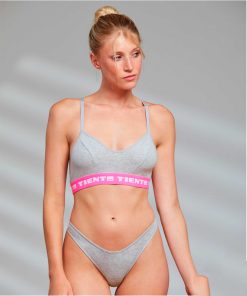 Codigo: 406 -- tiento ropa interior -- Conjunto top deportivo y cola less de algodón lycra