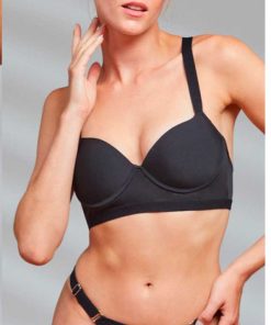 Codigo: 418 -- tiento ropa interior -- Conjunto top deportivo taza soft y tanga less de microfibra