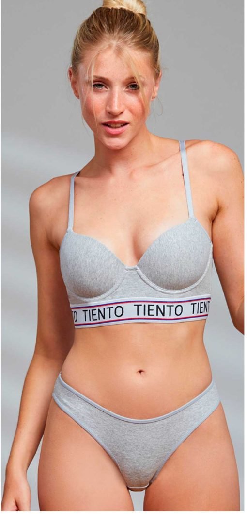 Codigo: 421 -- tiento ropa interior -- Conjunto top deportivo taza soft y cola lessde algodón lycra