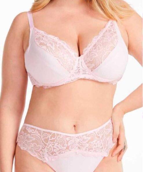 Codigo: 1449 -- yamiel ropa interior -- CONJUNTO CON VEDETINA DE ALGODÓN LYCRA Y PUNTILLA