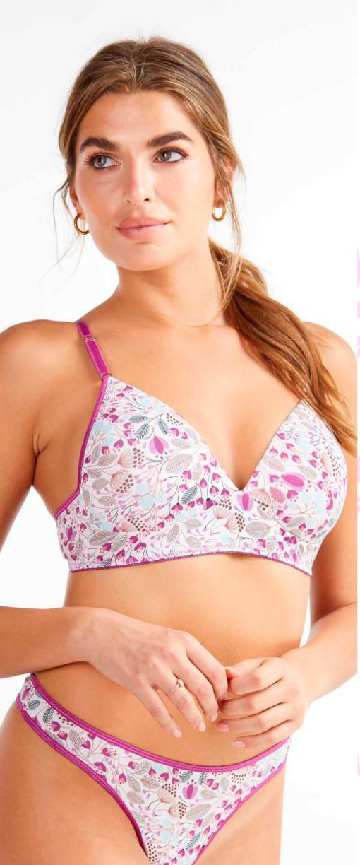 Codigo: 1456 -- yamiel ropa interior -- TRIANGULO SOFT DE MICROFIBRA Y COLALESS ESTAMPADA