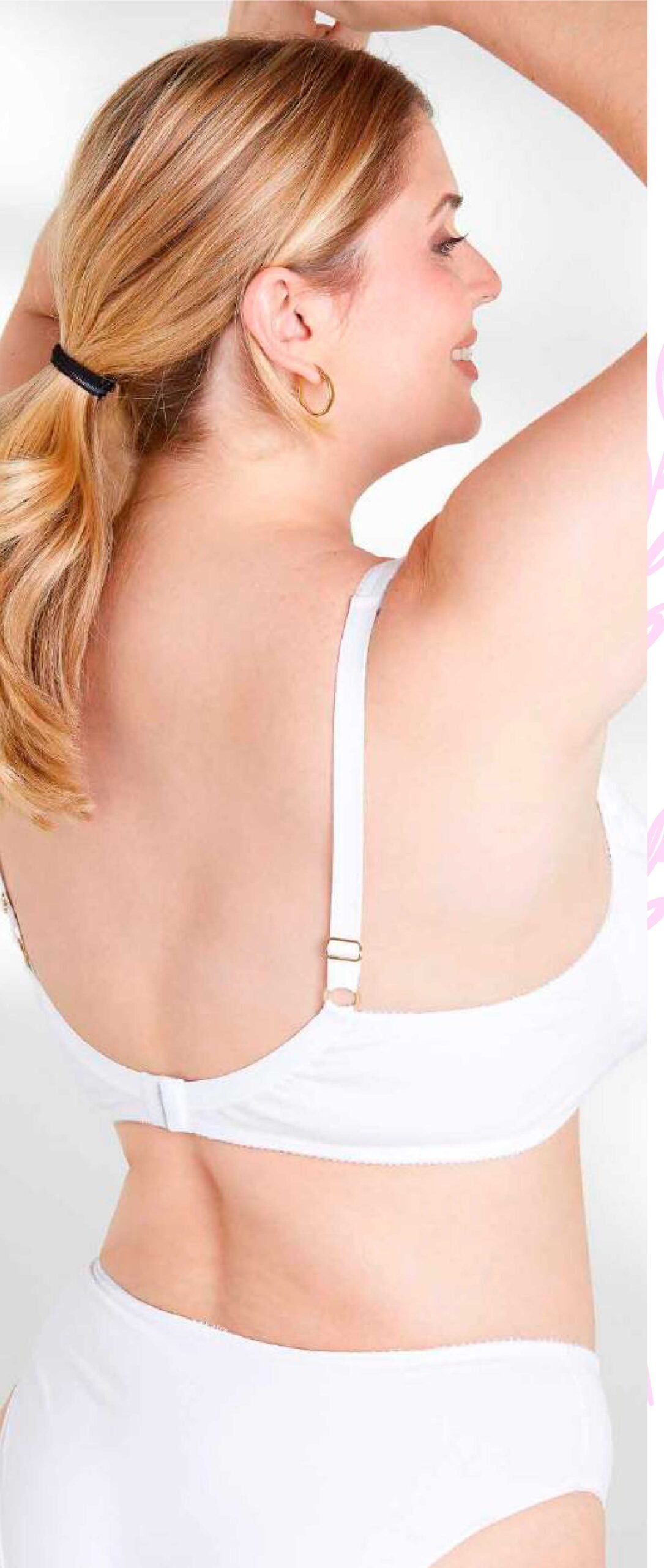 Codigo: 942/1 -- yamiel ropa interior -- CORPIÑO SIN ARCO DE ALGODÓN LYCRA Y PUNTILLA - Imagen 2