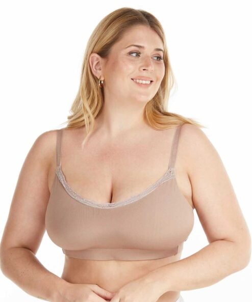 Codigo: 966 -- yamiel ropa interior -- TOP CLÁSICO DE MICROFIBRA REFORZADA CON PUNTILLA