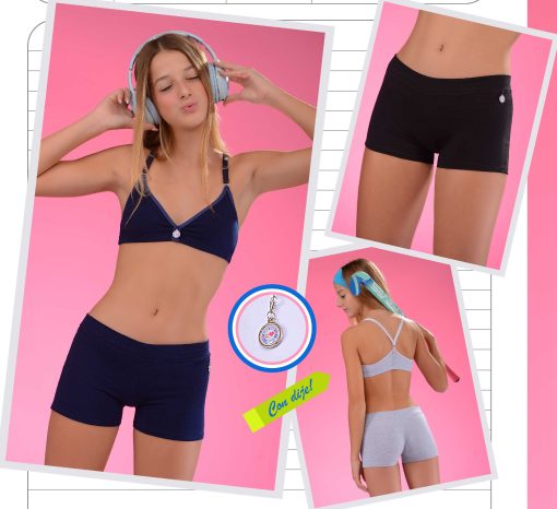 Codigo: 3012 -- coramina school -- Short algodon lycra - Image 2