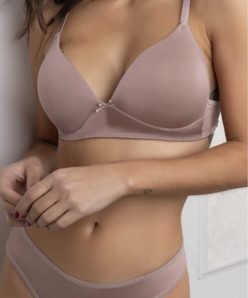 Codigo: 2002 -- uailee lenceria -- Conjunto taza soft triángulo de microfibra con colaless