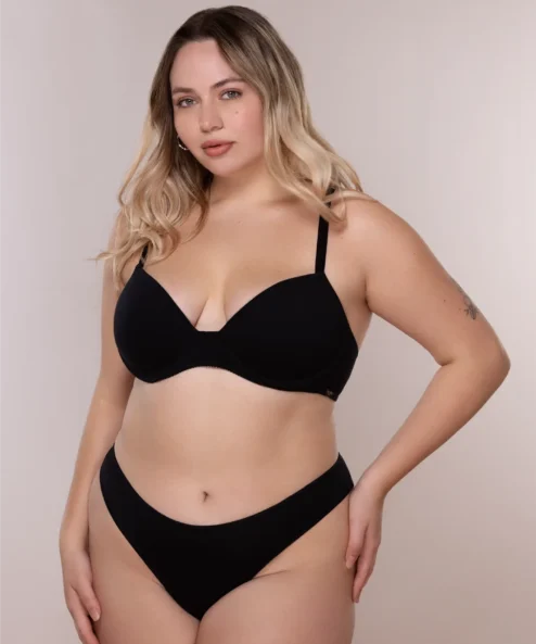 Codigo: 537E -- frashe lenceria -- CONJUNTO TAZA SOFT ESPECIAL CON VEDETINA DE ALG/LYC