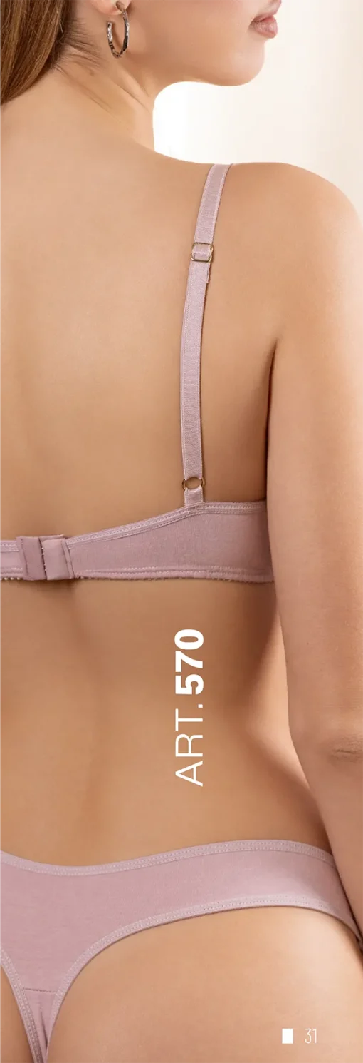 Codigo: 570 -- frashe lenceria -- CONJUNTO BRALETTE DE ALGODÓN LYCRA - Image 3