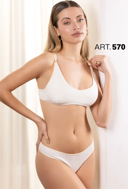 Codigo: 570 -- frashe lenceria -- CONJUNTO BRALETTE DE ALGODÓN LYCRA - Image 4