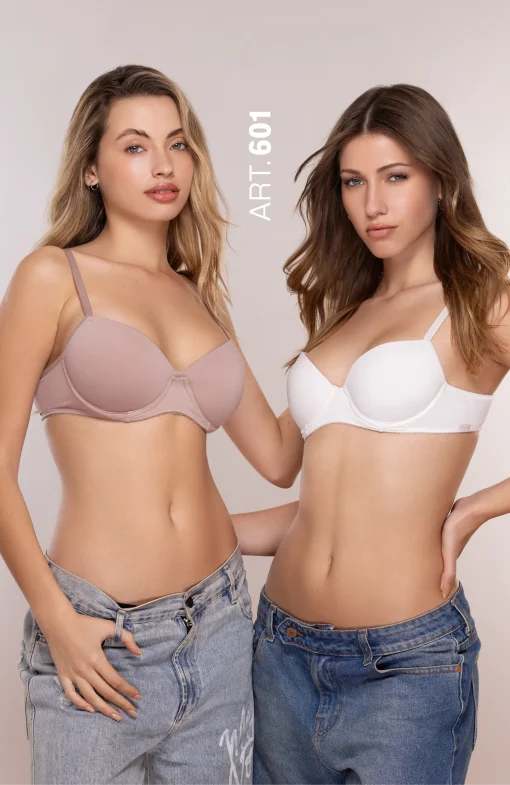 Codigo: 601 -- frashe lenceria -- CORPIÑO TAZA SOFT CON BASE DE MICROFIBRA - Image 2