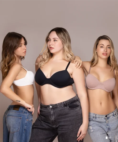 Codigo: 601 -- frashe lenceria -- CORPIÑO TAZA SOFT CON BASE DE MICROFIBRA