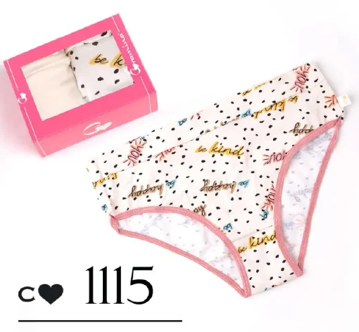Codigo: 1115 -- coramina lenceria -- PACK X 2 bombacha juvenil con cintura. Algodon lycra.