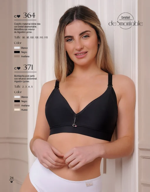Codigo: 371 -- coramina lenceria -- Bombacha post parto con resfuerzo abdominal. Algodon lycra. - Image 3