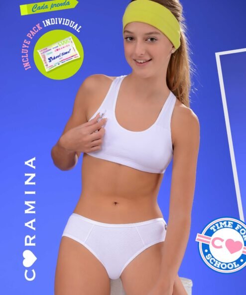 Codigo: 3013 -- coramina lenceria -- Vedetina cavada. Algodon lycra.