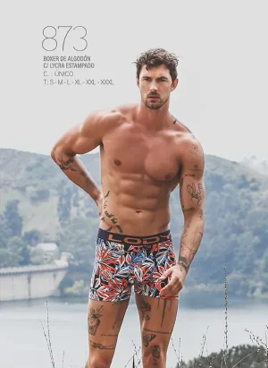 Codigo: 873 -- boxer lody -- Boxer de algodon con lycra estampado