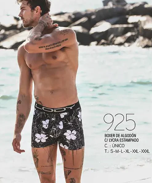Codigo: 925 -- boxer lody -- Boxer de algodon con lycra estampado